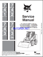 Bobcat 742 Loader Service Manual (6566109) (SN 501811001-501899999)