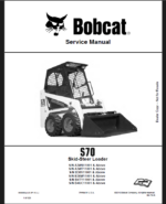 Bobcat S70 Loader Service Manual (6986662) (SN A3W611001-A3W699999)