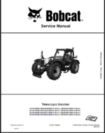 Bobcat TL3060 VersaHANDLER® TTC, Telescopic Handler Service Manual (7282521) (SN B3GB14000-B3GB99999)
