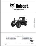 Bobcat TL3060 VersaHANDLER® TTC, Telescopic Handler Service Manual (7282535) (SN B3YD11001-B3YD99999)