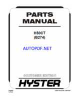 Hyster H60, H70, H80, H90C Challenger (C005) Forklift Parts Manual