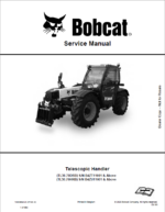 Bobcat TL3070 VersaHANDLER® TTC, Telescopic Handler Service Manual (7400365) (SN B4ZU11001-B4ZU99999)