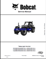 Bobcat TL3060 VersaHANDLER® TTC, Telescopic Handler Service Manual (7282521) (SN B3G414000-B3G499999)