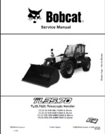 Bobcat TL3570 VersaHANDLER® TTC, Telescopic Handler Service Manual (7283169) (SN ANL714000-ANL799999)