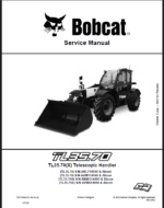 Bobcat TL3570 VersaHANDLER® TTC, Telescopic Handler Service Manual (7283169) (SN AVM114000-AVM199999)