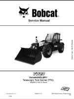 Bobcat V723 VersaHANDLER® TTC, Telescopic Handler Service Manual (7324187) (SN B4C311001-B4C399999)