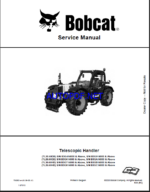 Bobcat TL3060 VersaHANDLER® TTC, Telescopic Handler Service Manual (7282521) (SN B3G914000-B3G999999)