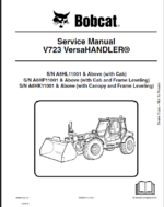 Bobcat V723 VersaHANDLER® TTC, Telescopic Handler Service Manual (6986675) (SN A8HL11001-A8HL99999)