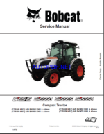 Bobcat CT5555 Compact Tractor Service Manual (7372814) (SN B4W611001-B4W699999)