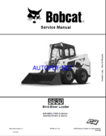 Bobcat S630 Loader Service Manual (6990741) (SN B2L511001-B2L599999)