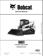 Bobcat T770 Loader Service Manual (6989476) (SN A3P911001-A3P999999)