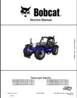 Bobcat TL3060 VersaHANDLER® TTC, Telescopic Handler Service Manual (7282535) (SN B3YE11001-B3YE99999)