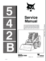 Bobcat 542 Loader Service Manual (6570791) (SN 506911001-506999999)