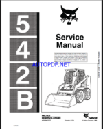 Bobcat 542 Loader Service Manual (6570791) (SN 508512001-508599999)