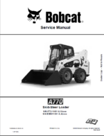 Bobcat A770 Loader Service Manual (7253836) (SN AT5J11001-AT5J99999)