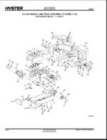 Hyster B60ZAC (B230) B80ZAC (B233) Riders Parts Manual