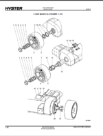 Hyster C1.3 80v-C1.5SWB-C1.5MWBC1.5LWB [V35ZMU] (B464) Forklift Parts Manual