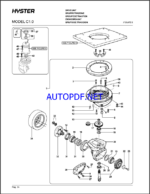Hyster C1.0, C1.3 V30XMU Forklift Parts Manual