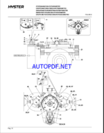 Hyster C1.8X, V40XMU Forklift Parts Manual