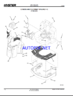 Hyster B80ZHD2 (C257) B60ZHD2 (C262) Forklift Parts Manual