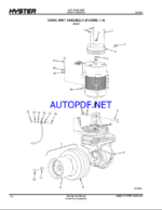Hyster B80ZHD (A257) B60ZHD (A262) End Rider Parts Manual
