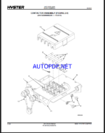 Hyster E45XN, E50XN, E55XN, E60XN, E65XN, E70XN (A268) Forklift Parts Manual