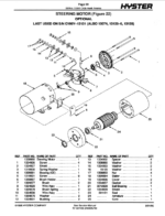 Hyster E40XL, E50XL, E55XL, E60XL (C108) Forklift Parts Manual