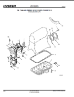 Hyster H25-40XM, H40XMS (E001) Challenger Forklift Parts Manual