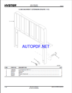 Hyster H25-40XM, H25-40XMS (D001) Forklift Parts Manual