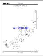 Hyster H135FT, H155FT (J006) Forklift Parts Manual