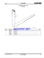 Hyster H135FT, H155FT (H006) Forklift Parts Manual