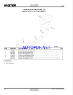 Hyster H80, H120FT (R005) Forklift Parts Manual