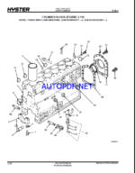 Hyster H300-360XL, H33-360XL-EC (D019) Challenger Forklift Parts Manual