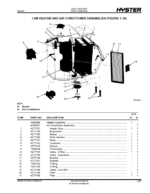 Hyster H190XD, H210XD, H230XD, H230XDS, H250XD, H280XD (P007) Forklift Parts Manual