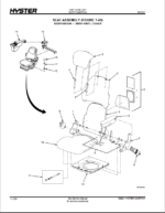 Hyster H190HD2, H210HD2, H230HD2, H230HDS2, H250HD2, H280HD2 (J007) Forklift Parts Manual