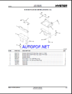 Hyster H135FT, H155FT, H155FTS, H170FTS (N006) Forklift Parts Manual