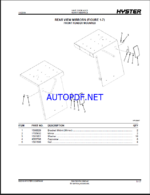 Hyster H9XM-EC7 (A3C0) Forklift Parts Manual