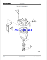 Hyster H2.0UT, H2.5UT, H3.0UT, H3.5UT (A3C1) Forklift Parts Manual