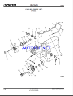 Hyster S40, S65XM (D187) Spacesaver Forklift Parts Manual
