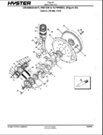Hyster S40, S50, S60XL (C187) Spacesaver Forklift Parts Manual