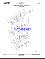 Hyster RS45-27IH, RS45-30CH; RS46-30IH, RS46-33CH, RS46-33IH, RS46-36CH (A222) Forklift Parts Manual