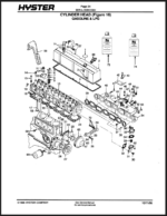 Hyster S60, S70, S80, S100, S120E (S3.00, S3.50, S4.00, S5.00, S5.50E) (C004) Forklift Parts Manual
