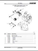 Hyster H360-450H(A214) Challenger Forklift Parts Manual
