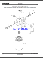 Hyster H440-700F, H550FS, H620FS, H700FS (E008) Challenger Forklift Parts Manual