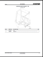 Hyster H300XD, H330XD, H360XD, H150XD-EC4, H210XD48, H230XD48, H250XD48 (N019) Forklift Parts Manual