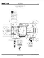 Hyster H300HD2, H330HD2, H360HD2, H360HD2-EC (J019) Forklift Parts Manual