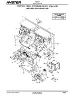 Hyster J40, J50, J60XL, J2.00, J2.50, J3.00XL (B168) Forklift Parts Manual