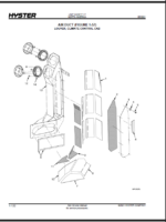 Hyster H1050HD-CH, H1150HD-CH (F117) Challenger Forklift Parts Manual