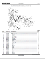 Hyster P30UT(A3D1) Forklift Parts Manual