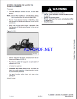 Bobcat TL3060 VersaHANDLER® TTC, Telescopic Handler Service Manual (7282521) (SN B3G914000-B3G999999)